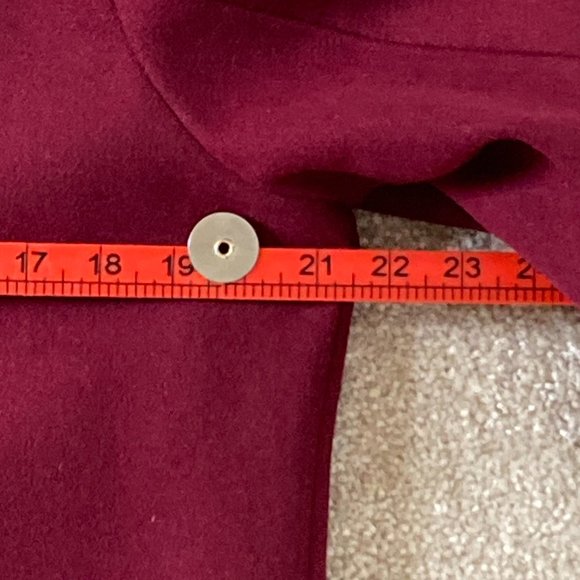 BNWT George Women's Asda Plum Burgundy Coat Size 14 - Picture 9 of 16